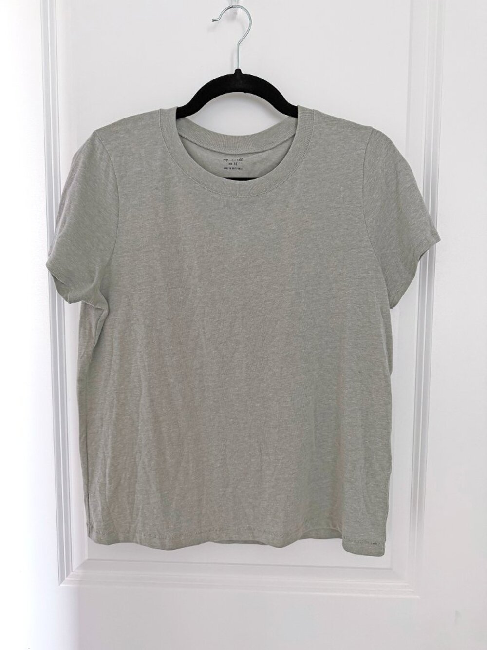 Madewell Northside Vintage Heather Gray T-Shirt Size M - Picture 3 of 6